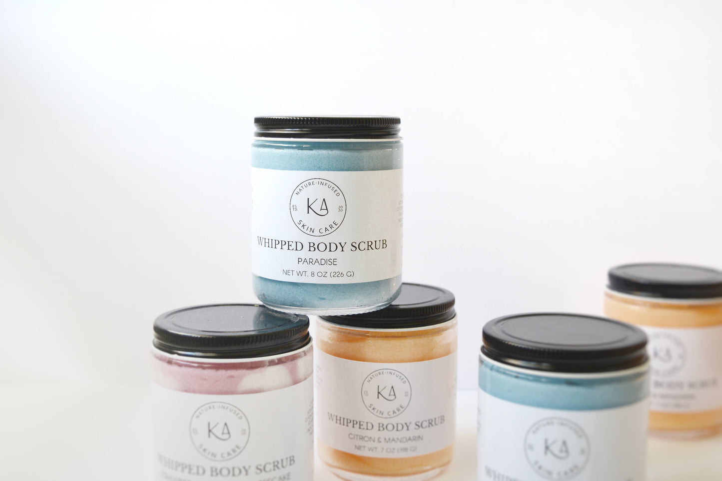 Karomni Co. - Whipped Body Scrubs - Summer Scents, Foaming Scrub