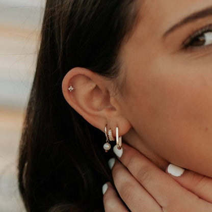 Mauve Jewelry Co. - Avery Gold Hoops