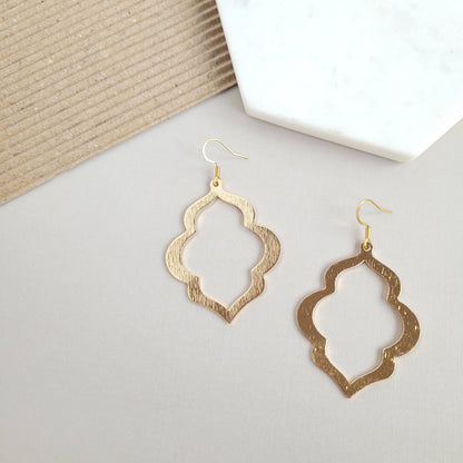Spiffy & Splendid - Talia Earrings - Gold // Jewelry, Gifts