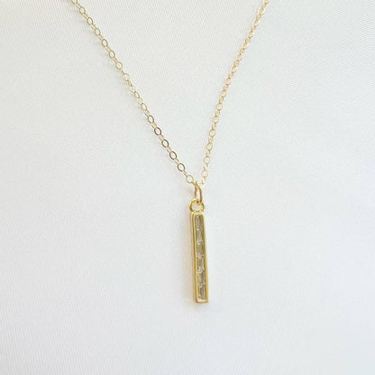 True by Kristy Jewelry - Lila CZ Necklace Gold Filled