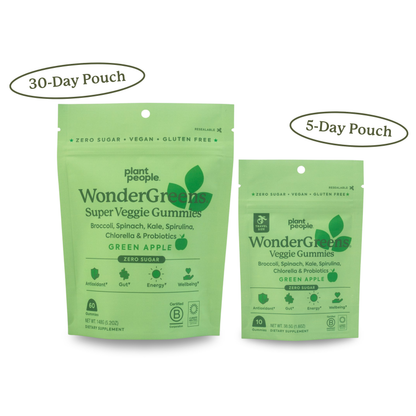 Plant People - Grab-n-Go Size: WonderGreens Mushroom Gummies