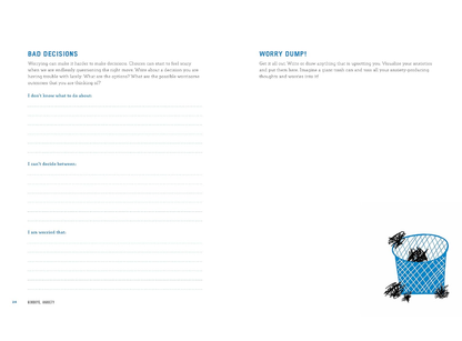 Blue Star Press - Goodbye, Anxiety: A Guided CBT Journal (Self Care)