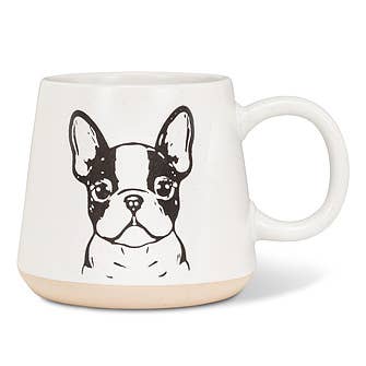 Abbott - Oversized Mug with Boston Terrier-4"H(17oz)
