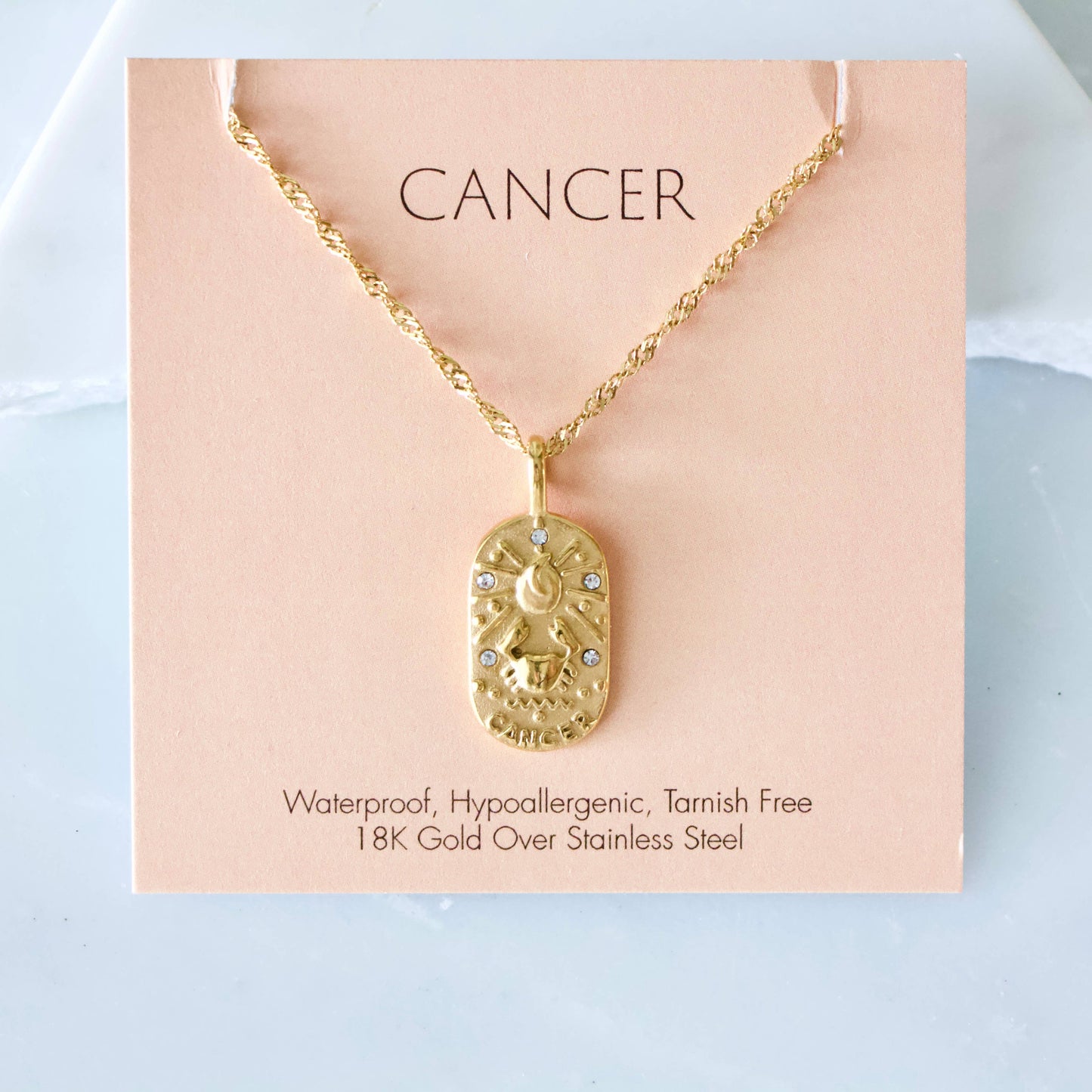 Mesa Blue - Zodiac Sign Necklaces - Waterproof