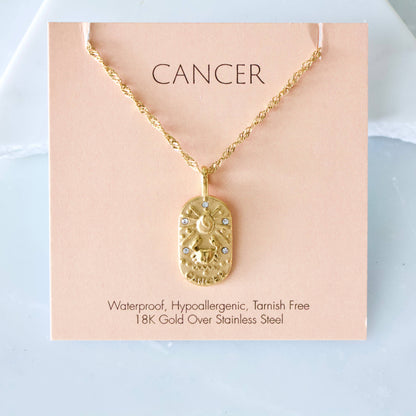 Mesa Blue - Zodiac Sign Necklaces - Waterproof