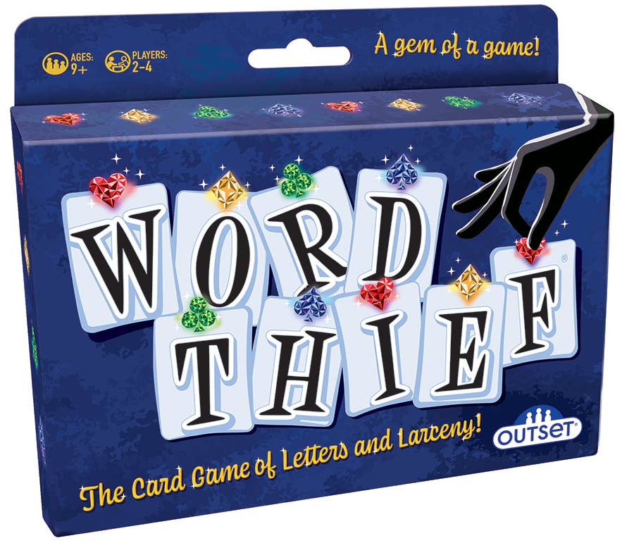 Outset Games and Cobble Hill Puzzles - Word Thief – The Card Game of Letter and Larceny!