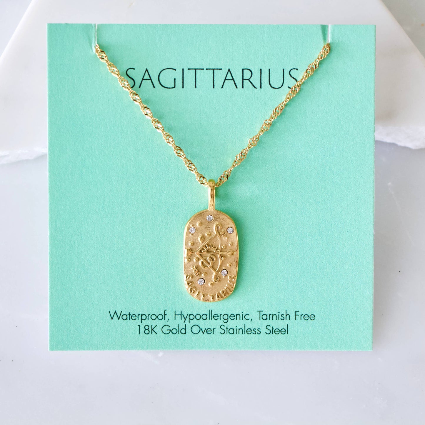 Mesa Blue - Zodiac Sign Necklaces - Waterproof