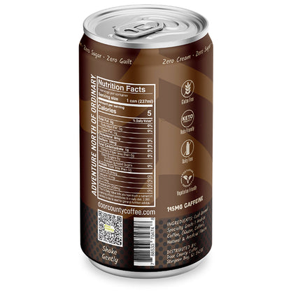 Door County Coffee - Brownie Batter - Flavored Canned Cold Brew