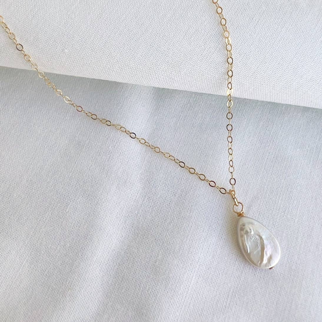 True by Kristy Jewelry - Cora Freshwater Pearl Necklace Gold Filled
