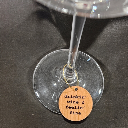 Lou Golden Designs - Pour Decisions Wine Glass Charms
