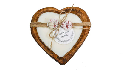WGC108 Willow Grace Candle Co - Small Heart Dough Candle