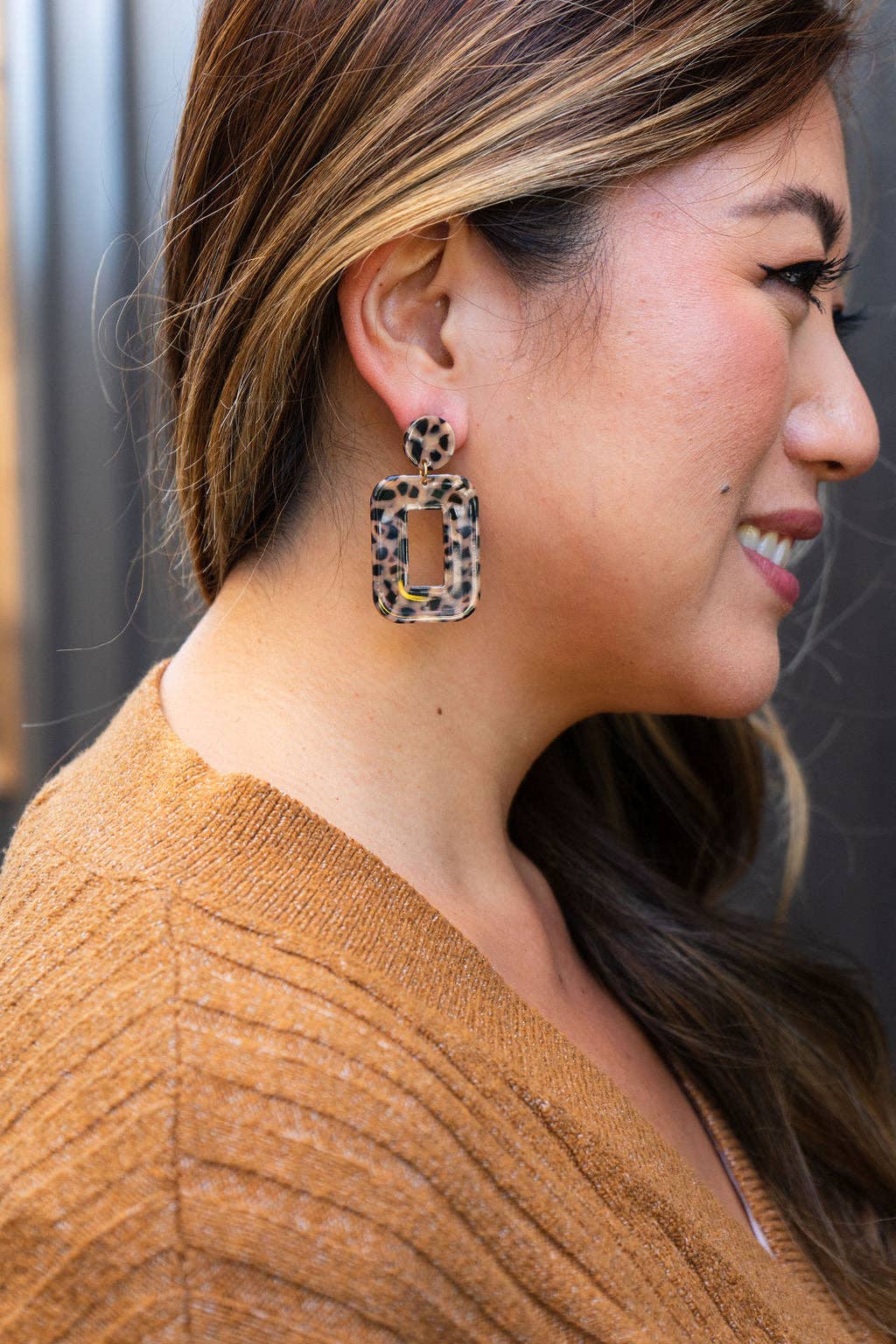 Spiffy & Splendid - Margot Earrings - Cheetah // Gift, Jewelry, Leopard