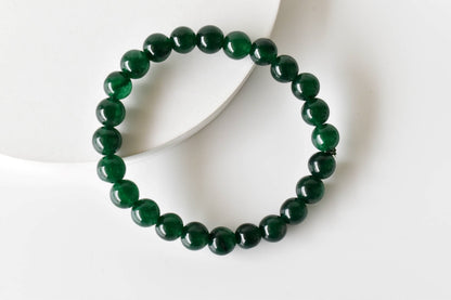 Soothing Crystals - Green Jade Bracelet (Wisdom and Balance)