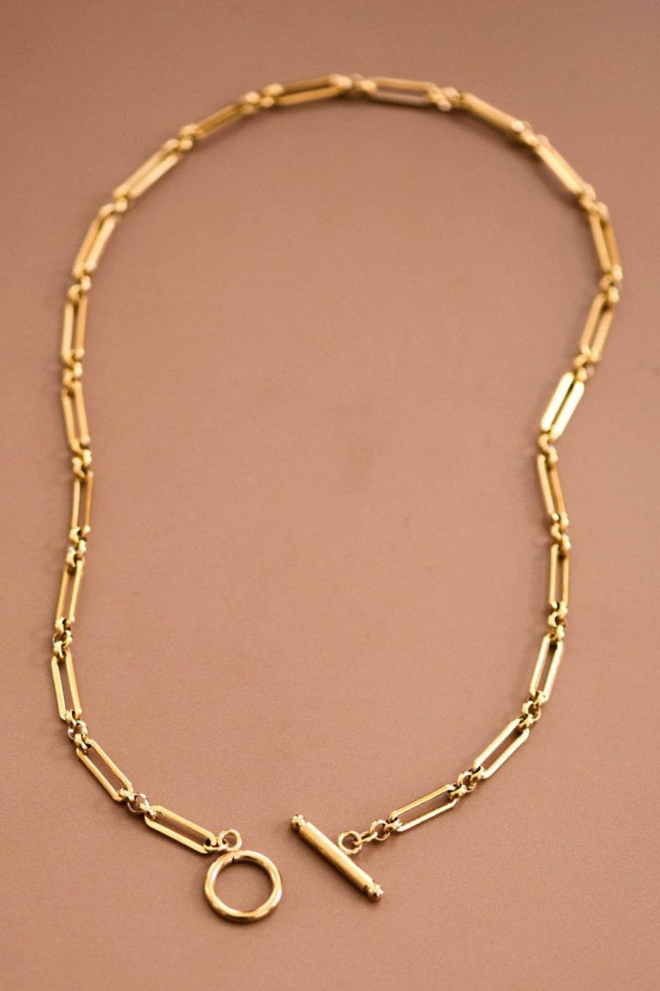 MA202 Mia Accessories - 18K Gold PVD Plated Waterproof Stainless Steel Chain Necklace - 7477