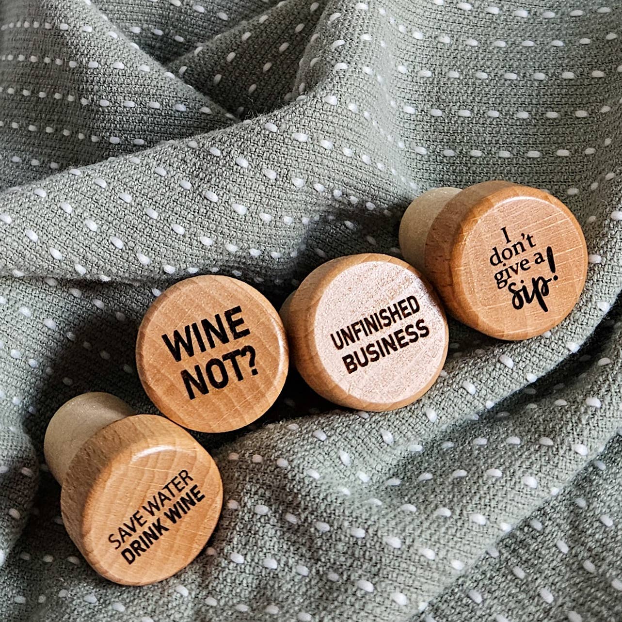 Lou Golden Designs - Unfinished Business Wine Stopper