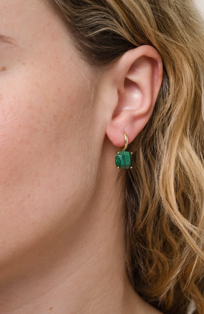 JaxKelly - Gemstone Mini Drop - Malachite