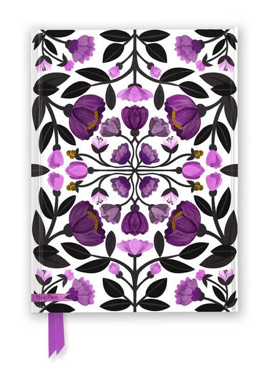 Simon & Schuster - Nina Pace: Purple Flowers (Foiled Journal) by