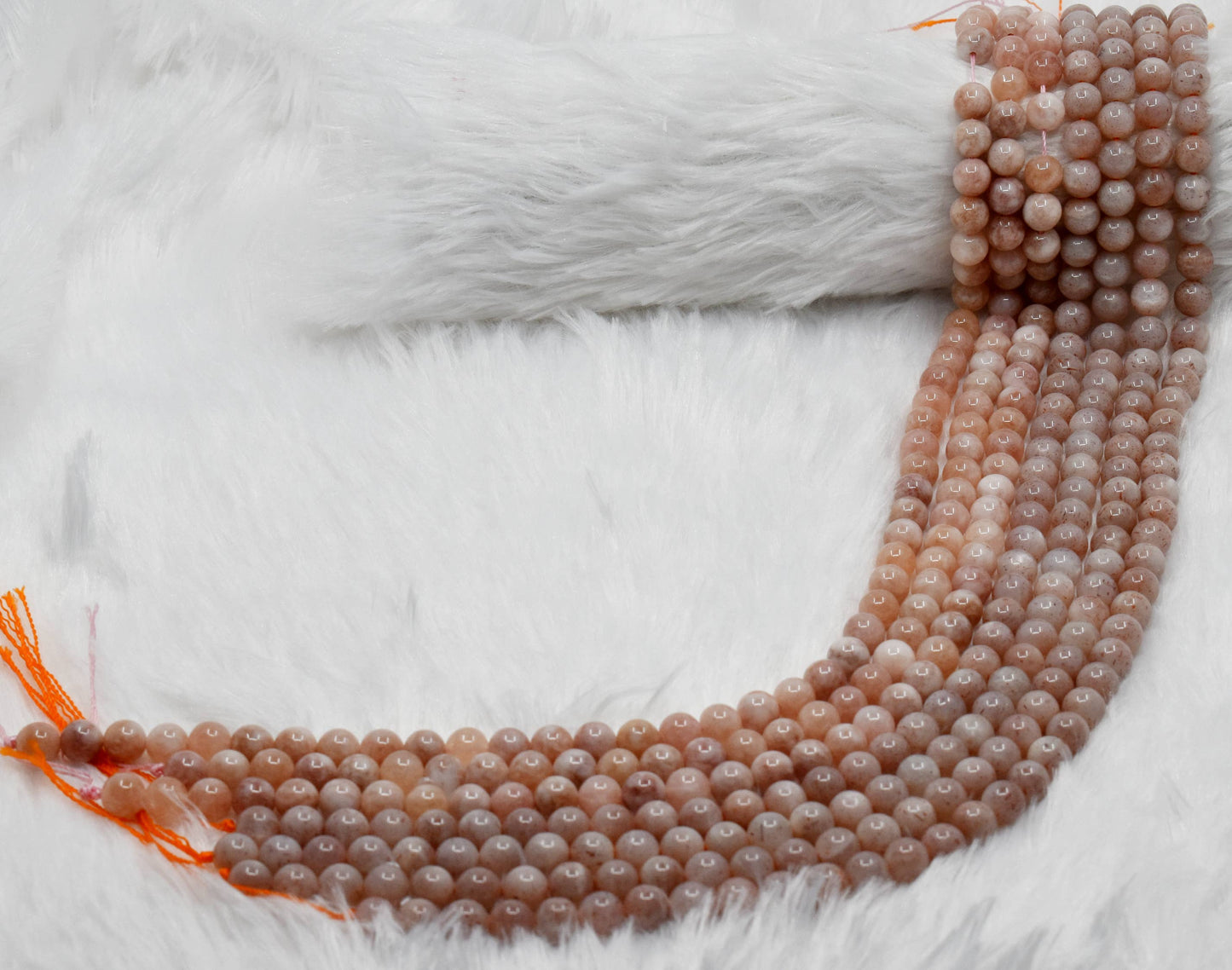 Soothing Crystals - Sunstone Round Beads, 6mm, 8mm,10mm Beads For Necklace