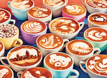 Outset Games and Cobble Hill Puzzles - BaristArt 1000pc puzzle