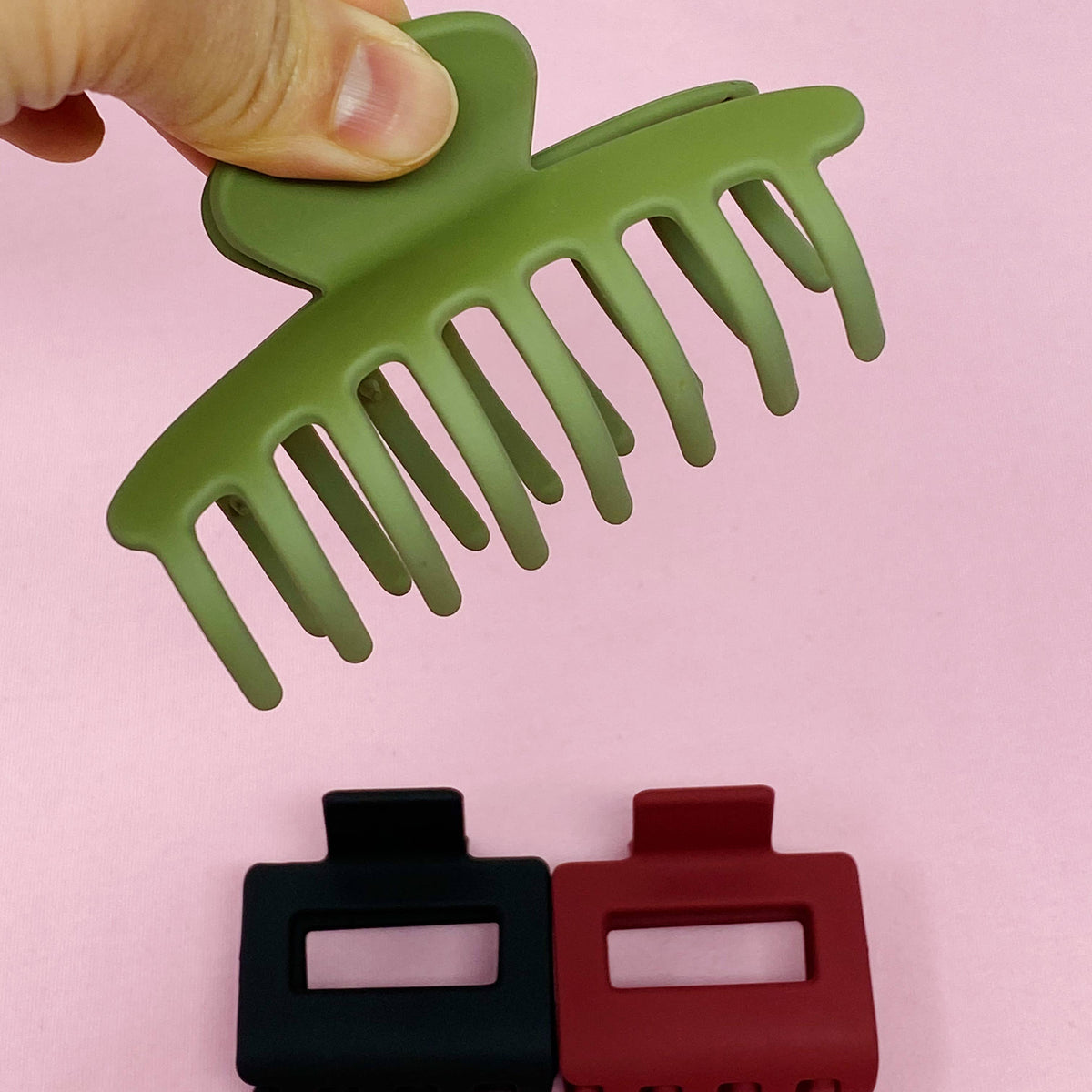Ellison+Young - Matte Muted Hair Claw Set