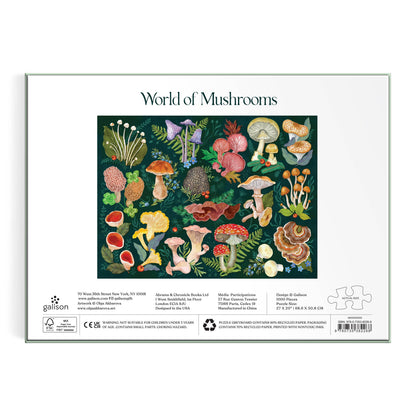 Chronicle Books - World of Mushrooms 1000 Piece Puzzle