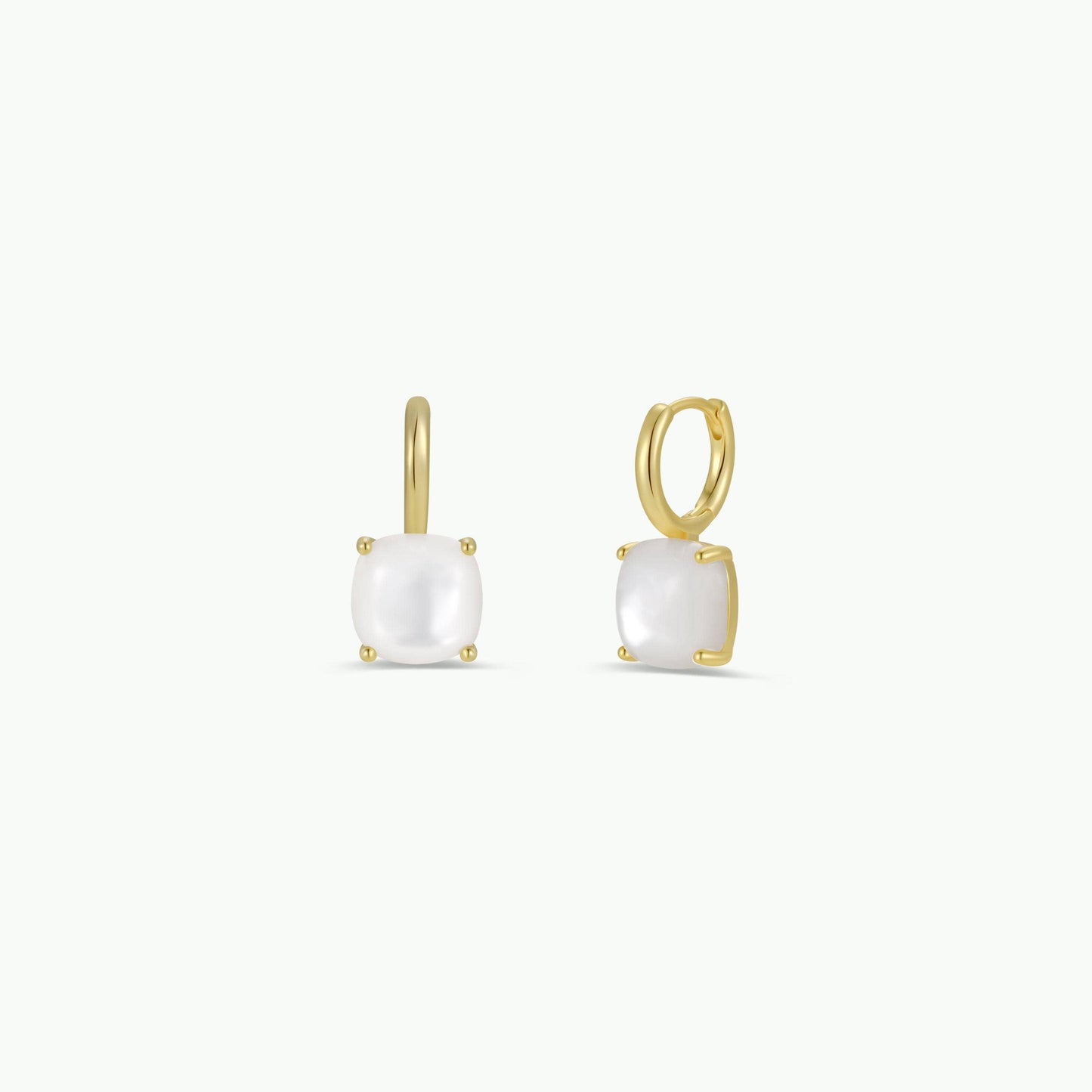 JaxKelly - Gemstone Mini Drop - Mother of Pearl
