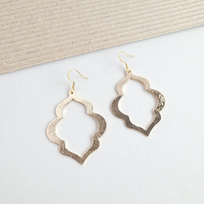 Spiffy & Splendid - Talia Earrings - Gold // Jewelry, Gifts