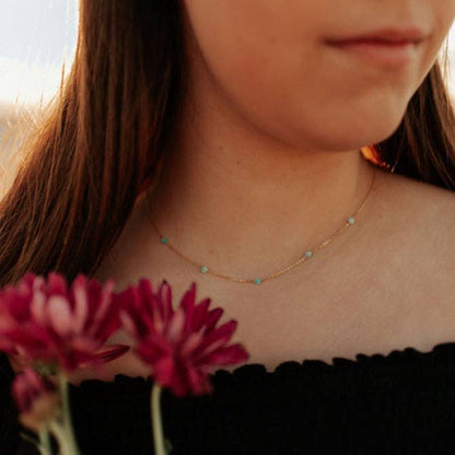 Mauve Jewelry Co. - Malibu Necklace in Turquoise
