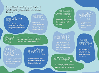 Blue Star Press - The Reset Workbook: A Guided Wellness Journal (Self Care)