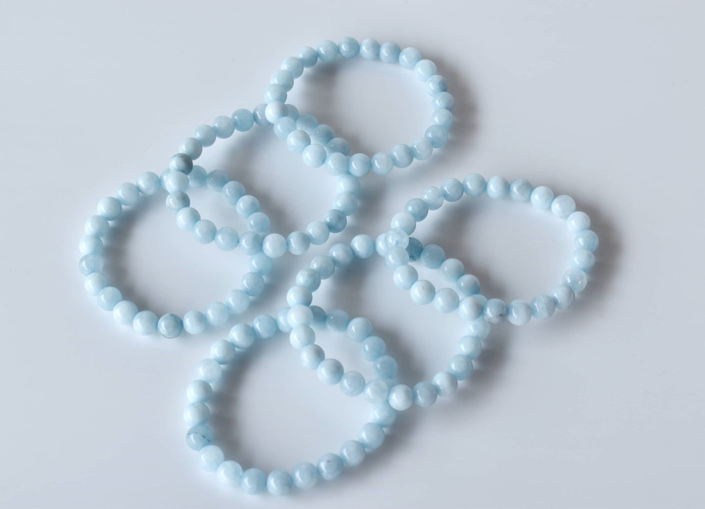 Soothing Crystals - Aquamarine  Bracelet (Protection and Anxiety Relief)