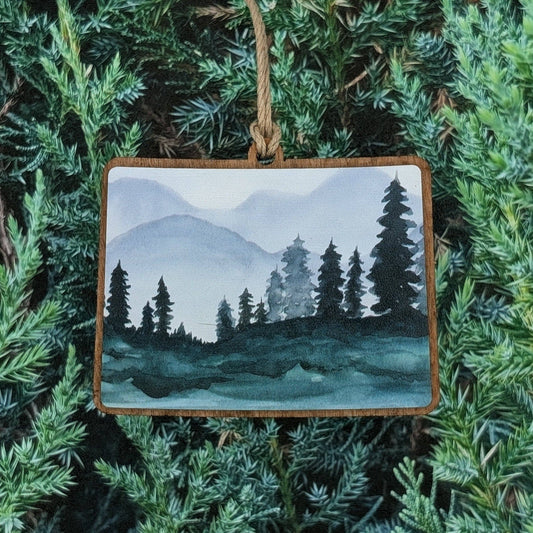 The Little Ornament Shop - Colorado Pine Forest Ornament