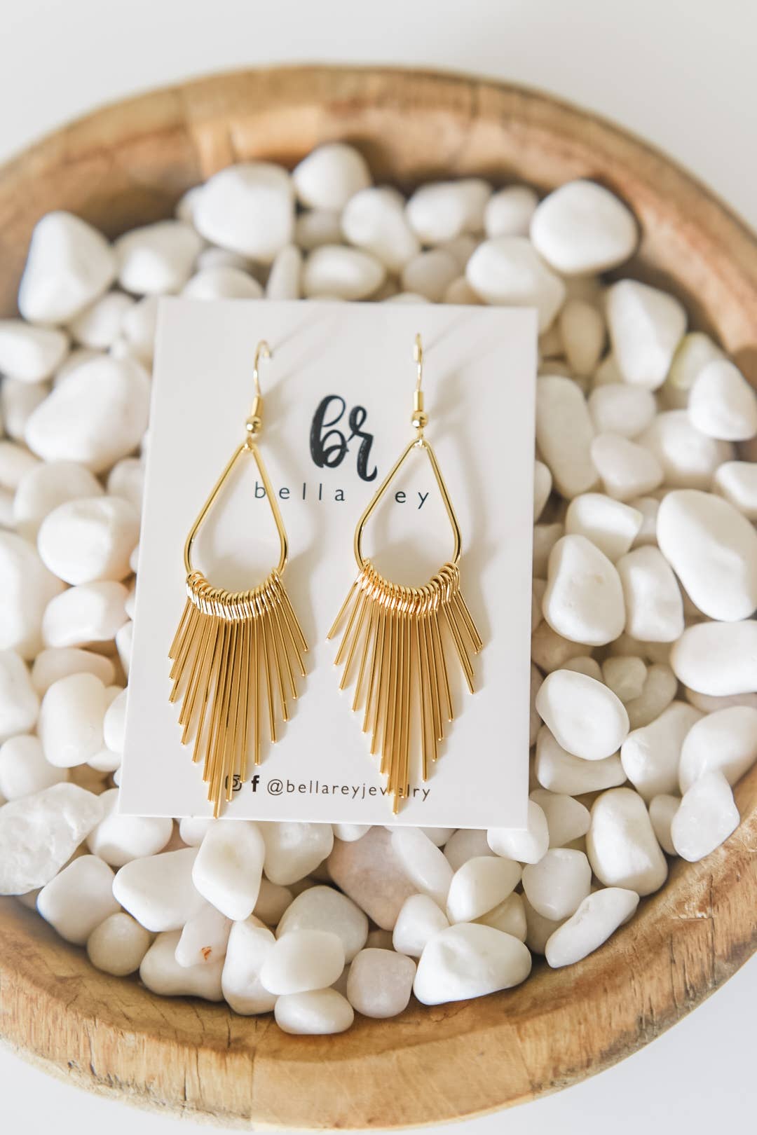 Bella Rey jewelry - The Everleigh 18k gold plated earring- hypoallergenic