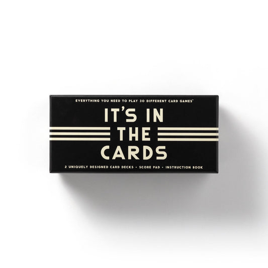 Chronicle Books - Brass Monkey It's In The Cards Playing Card Game Set