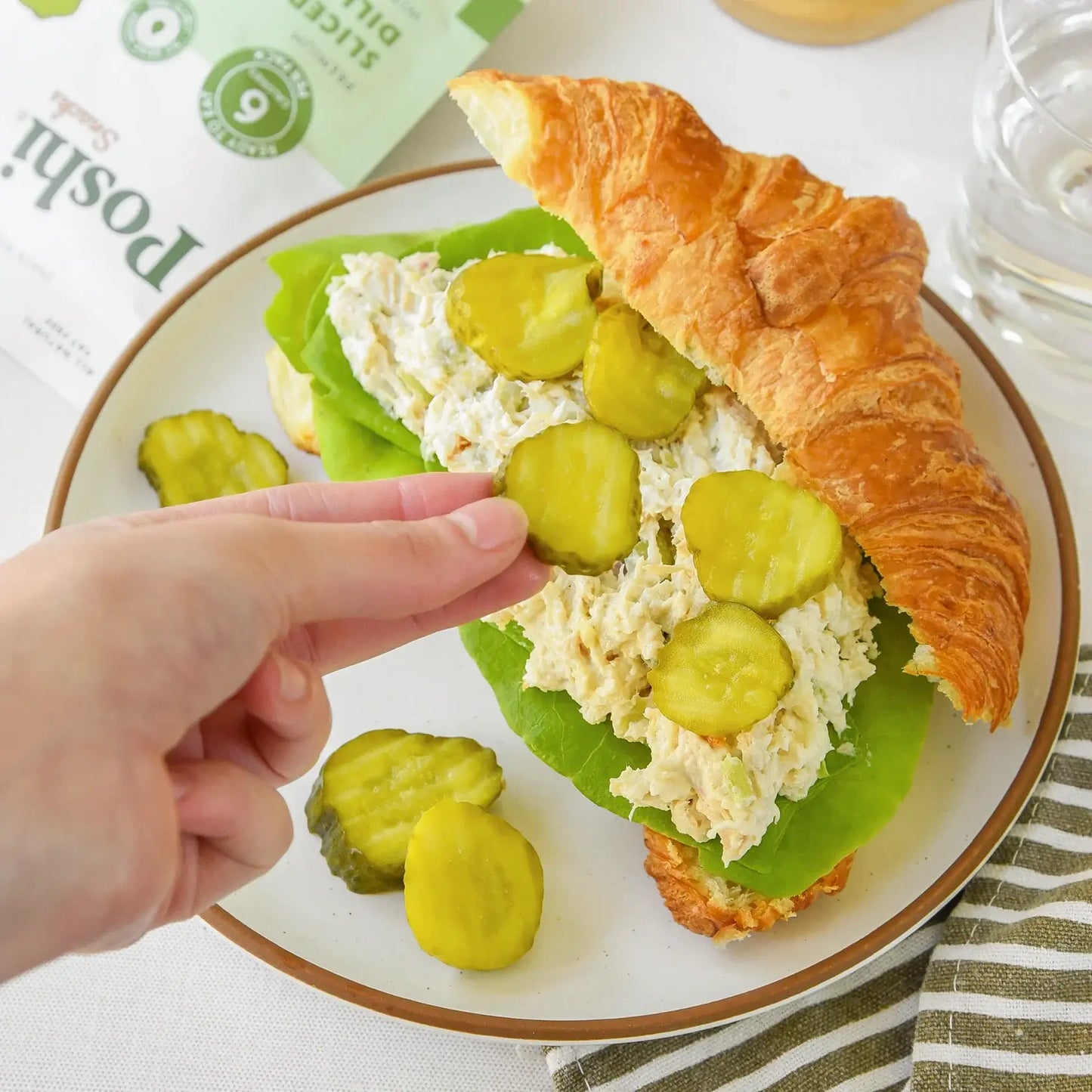 POSHI - POSHI - Sliced Kosher Dill Pickles 2 oz