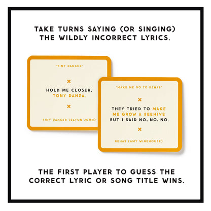 Chronicle Books - Brass Monkey Misunderstood Songs Game