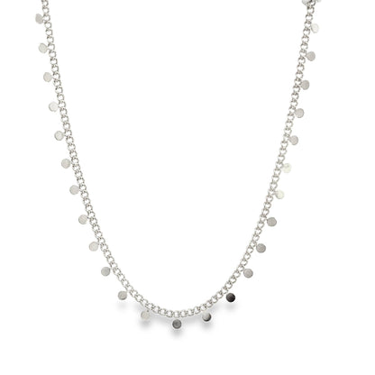 MIA Jewelry - 18K Gold Filled Round Circle Charm Choker (G25)