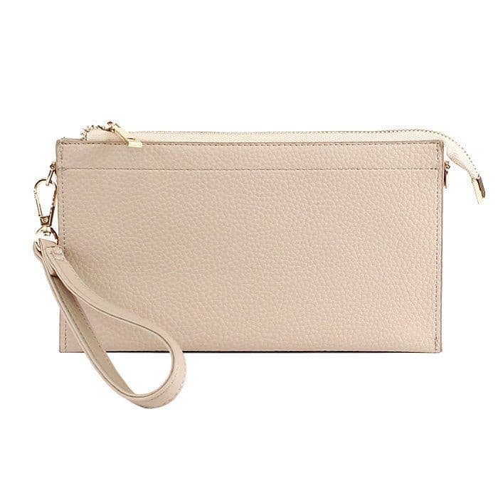MiMi Wholesale - 7070 Jaylene Three Compartments Crossbody Bag