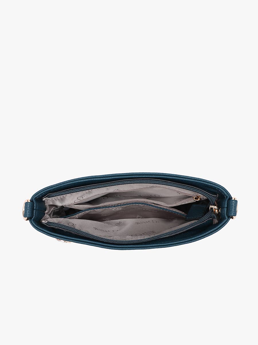 Jen & Co. - Octavia Crossbody w/ Multi-Zip Compartments | M2870