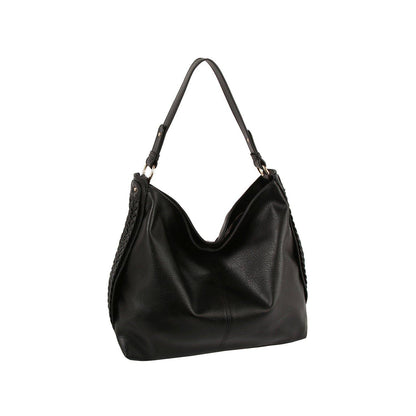 MiMi Wholesale - LH113Z Braided Side Detail Hobo Bag