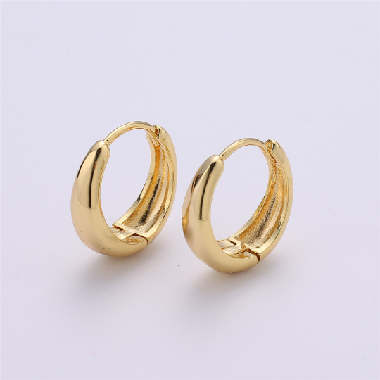 Aim Eternal - Simple Huggie Hoop Earring P033, P036, P038, P249