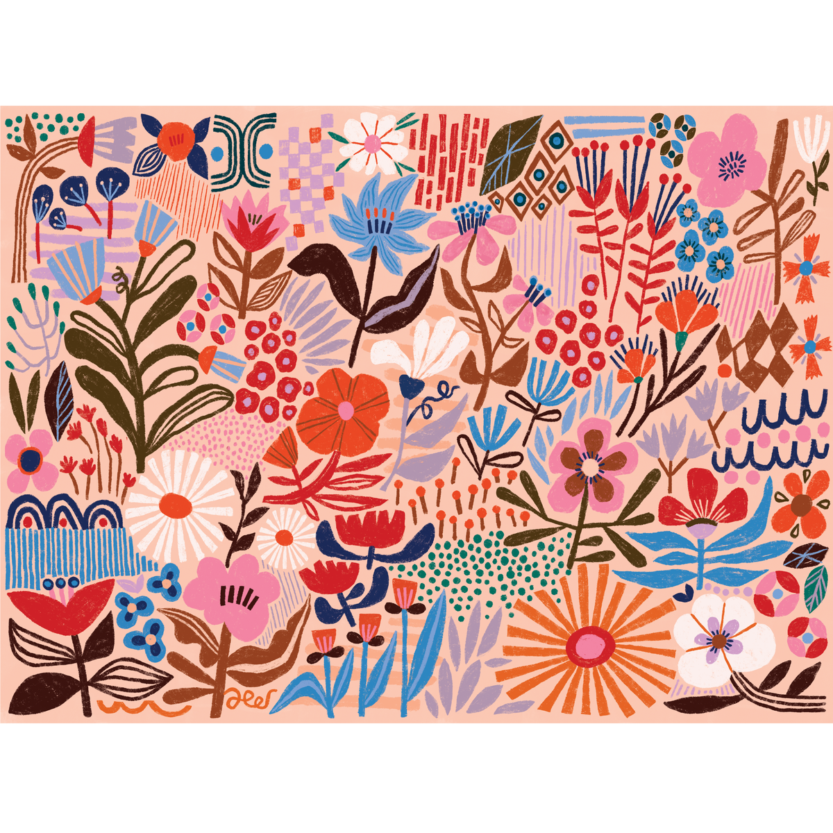 Puzzlefolk - Flower Power 1000 Piece Puzzle