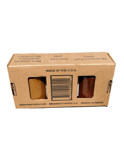 Midwest Fresh - Tailgate Pack Bacon Jam, Bourbon Mustard, Blackstrap BBQ