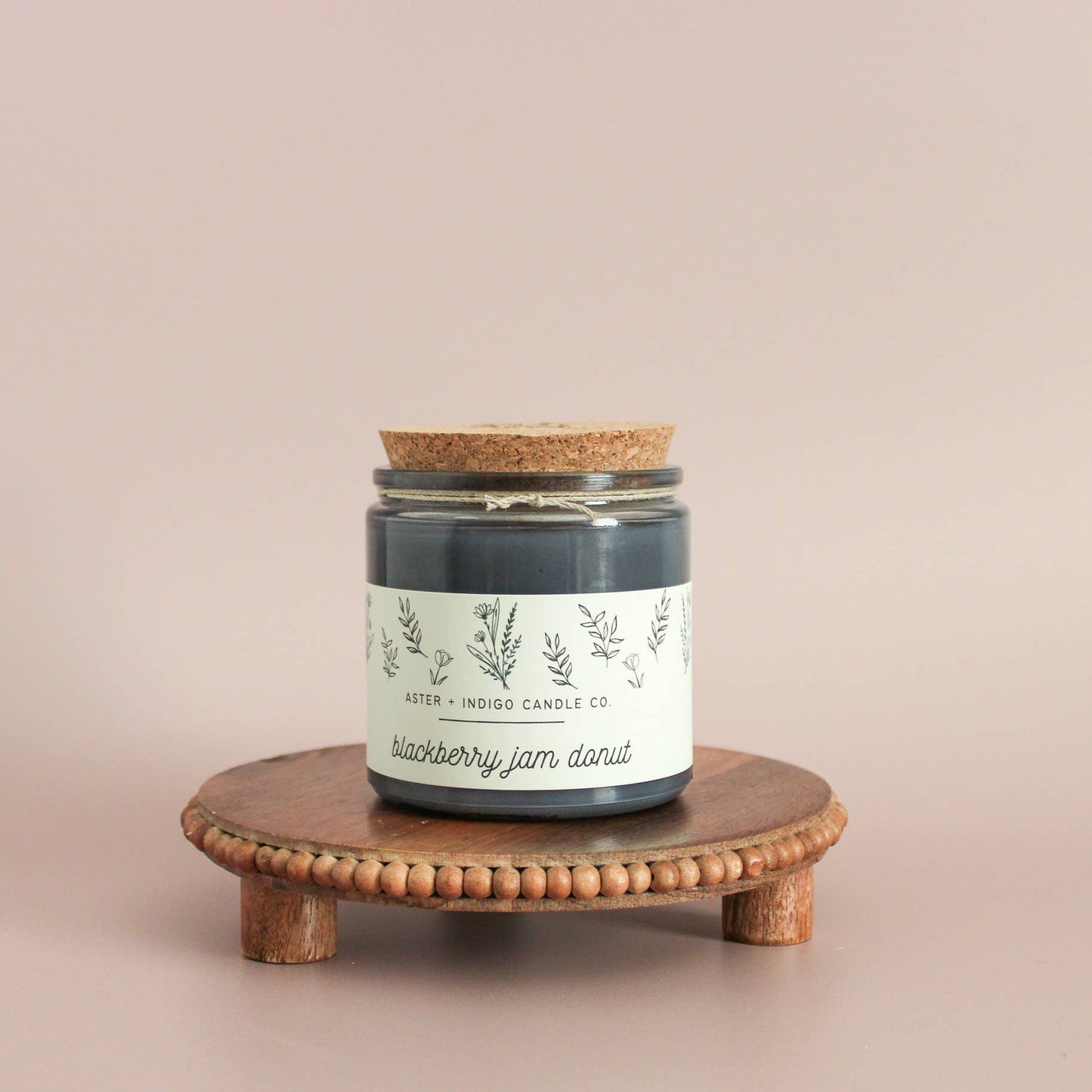 Aster + Indigo Candle Co. - Blackberry Jam Donut | Summer Candle