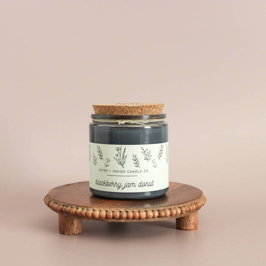 Aster + Indigo Candle Co. - Blackberry Jam Donut | Summer Candle