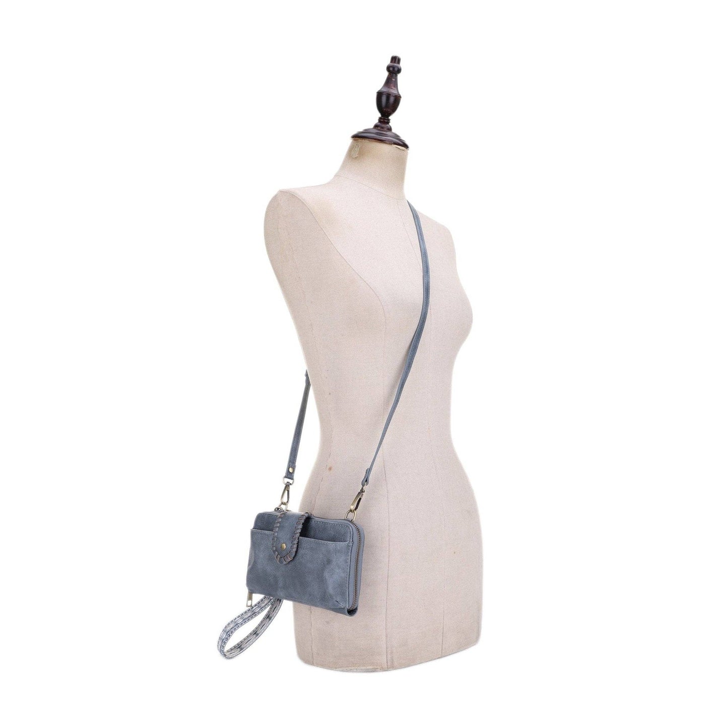 MiMi Wholesale - SV32087WW Jolie Crossbody Wallet With Boho Wrist Strap