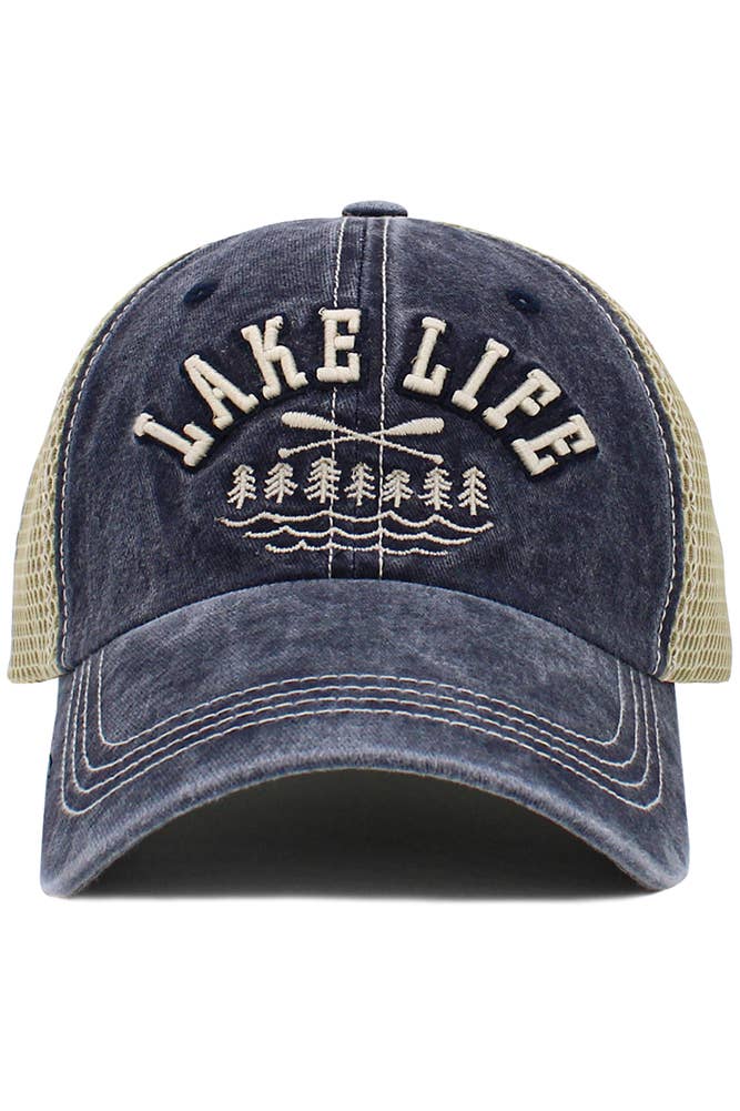 Hana - LAKE LIFE Mesh Vintage Baseball Cap