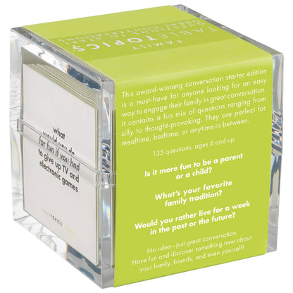 TableTopics - TABLETOPICS FAMILY - Award-Winning Conversation Starters