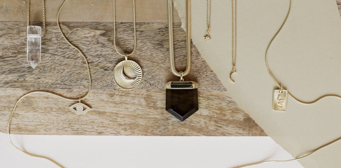 JaxKelly - Tiny Star Necklace - 18k Gold Plating