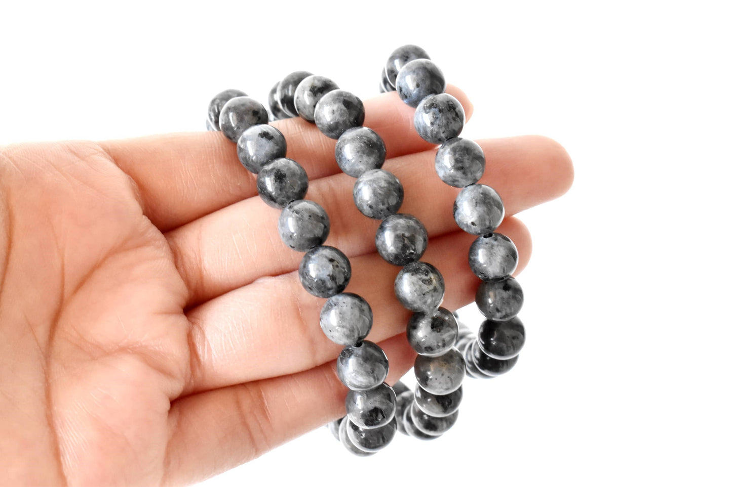Soothing Crystals - Black Labradorite Bracelet (Good Fortune and Focus)