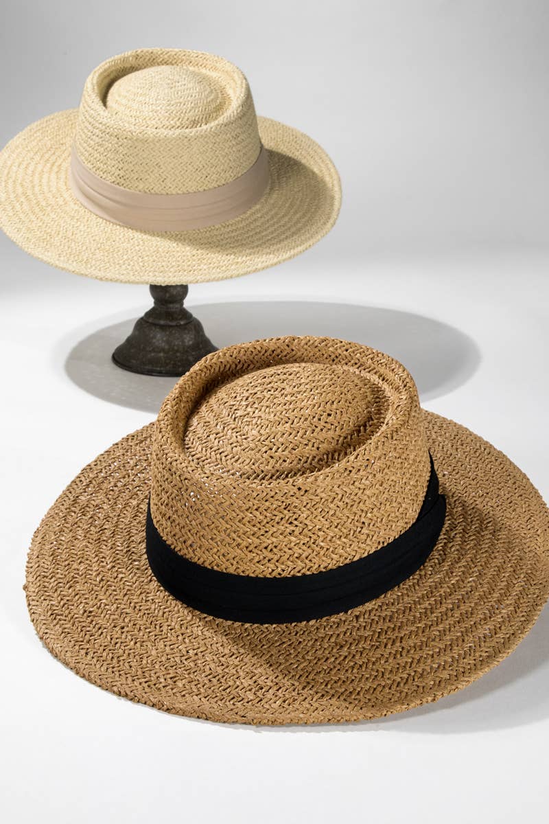 Urbanista - Folded Trim Boater Hat